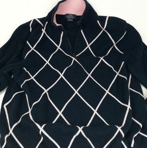 Brooks Brothers Quarter Zip sweater Womens M